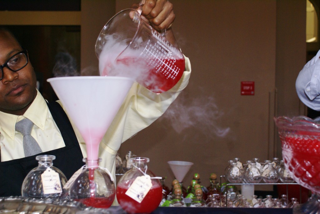 Dry ice cocktails at Best of Washington Man Talk Food