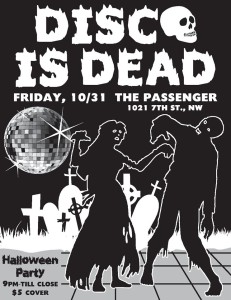 Disco is Dead Halloween Party DC