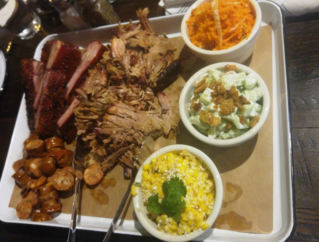 Texas Jack's Barbecue Platter and Sides Man Talk Food