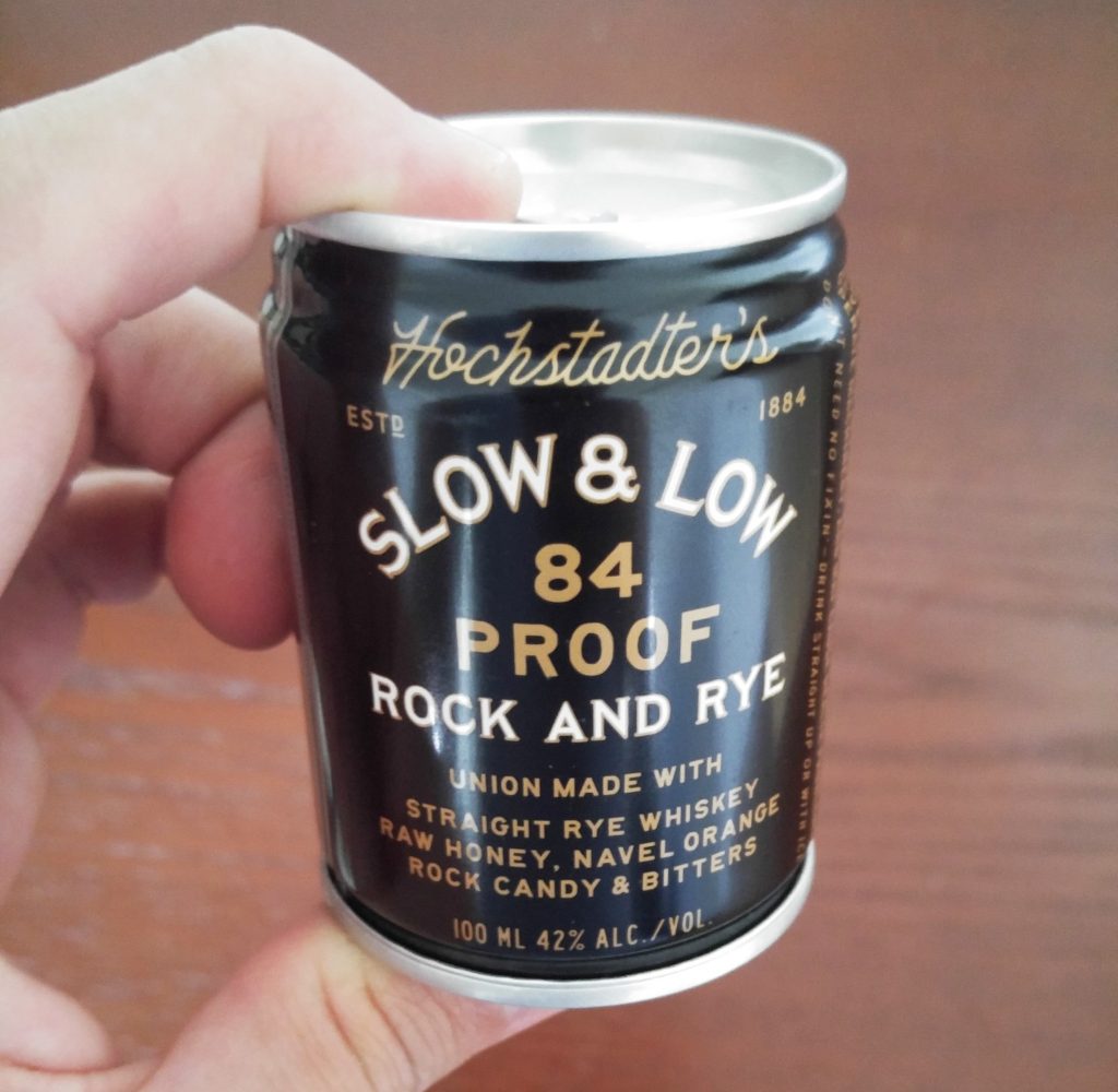 Drink Your Whiskey from a Can With Hochstadter's Slow & Low Rock and