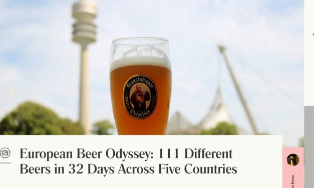 European Beer Odyssey: 111 Different Beers in 32 Days Across Five Countries
